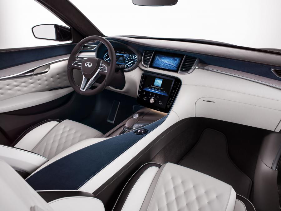Интерьер Infiniti QX50 Concept 2017 года  (фото 29 из 46)